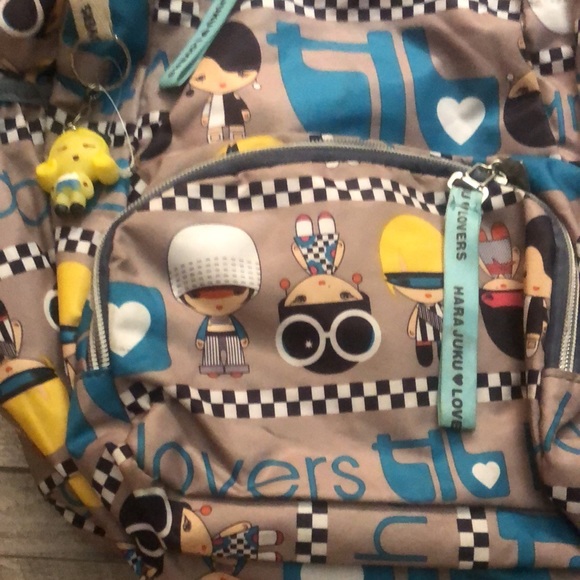 HARAJUKU LOVERS Gwen Stefani Nylon Cute Backpack - Picture 2 of 16